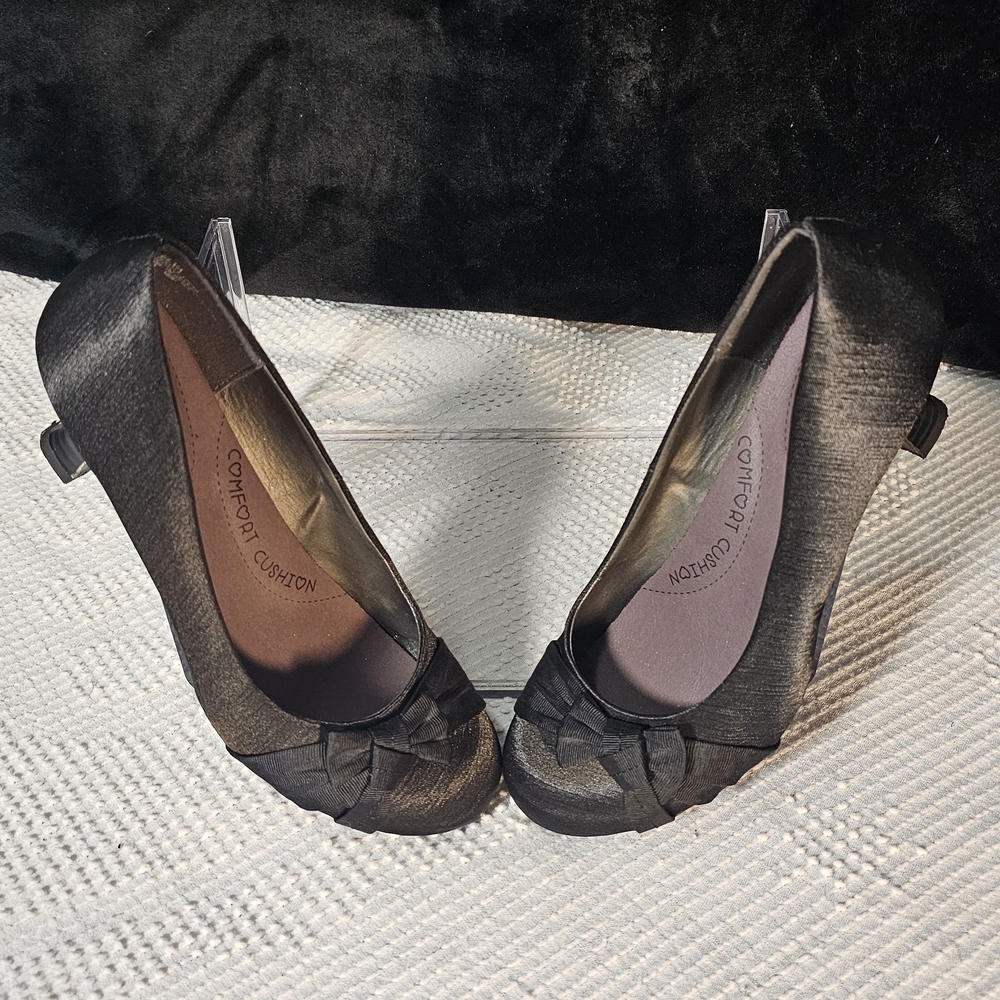 Black Jellypop Elva Dress Heel Size 9 Comfort Cushion Soles - Picture 8 of 10